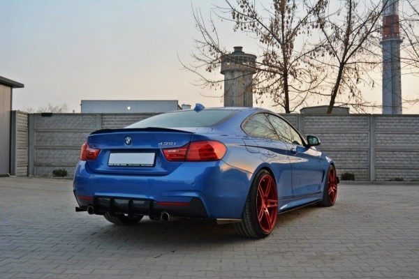 BMW 435 Coupé Pack M F32 - Difusor traseiro + Splitters laterais traseiros | BM-4-F32-MPACK-CNC-RS1A | Produto Maxton Design distribuído por Unicartuning. BMW 435 Coupé Pack M F32 - Difusor traseiro + Splitters laterais traseiros | BM-4-F32-MPACK-CNC-RS1A | Produto Maxton Design distribuído por Unicartuning.