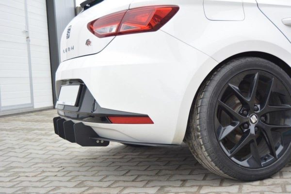 Seat Leon III Cupra / FR - Difusor traseiro | SE-LE-3-FR-CNC-RS1A | Produto Maxton Design distribuído por Unicartuning.