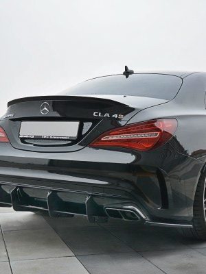 Mercedes-Benz CLA A45 AMG C117 (facelift) - Difusor traseiro V.1 | ME-CLA-117F-AMG-CNC-RS1A | Produto Maxton Design distribuído por Unicartuning.