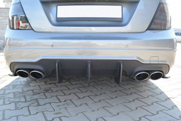 Mercedes-Benz C Sedan / Estate AMG-line W204 / S204 - Difusor traseiro V.2 | MEC204AMGLINECNC-RS3B | Produto Maxton Design distribuído por Unicartuning.