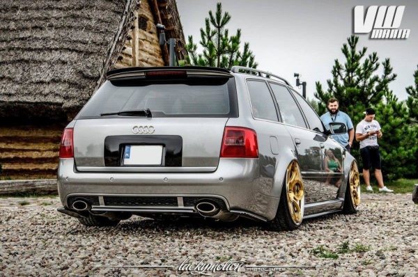 Audi RS6 C5 Avant - Splitters laterais traseiros | AU-RS6-C5-RSD1G | Produto Maxton Design distribuído por Unicartuning.