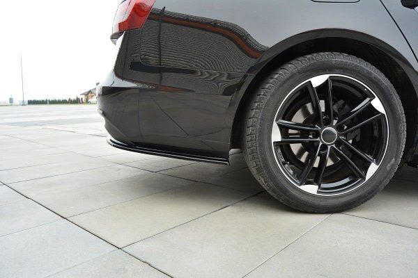 Audi A6 Avant / Sedan C7 - Splitters laterais traseiros | AU-A6-C7-AV-RSD1G | Produto Maxton Design distribuído por Unicartuning.