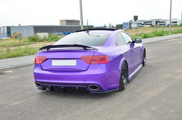 Audi RS5 Mk1 (8T) (facelift) - Splitters laterais traseiros | AU-RS5-1F-RSD1G | Produto Maxton Design distribuído por Unicartuning.