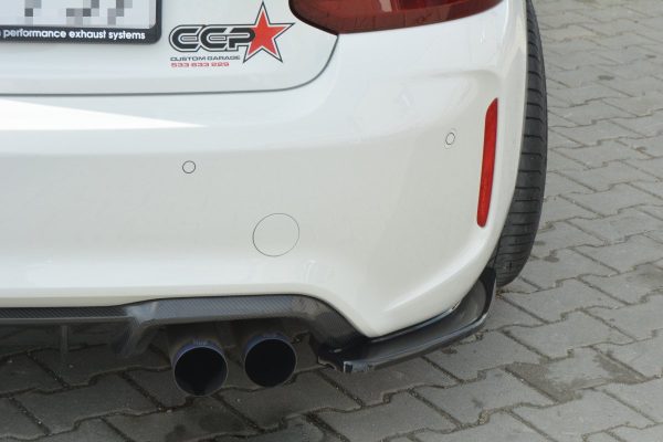 BMW M2 F87 Coupé - Splitters laterais traseiros | BM-2-87-M-RSD1G | Produto Maxton Design distribuído por Unicartuning.