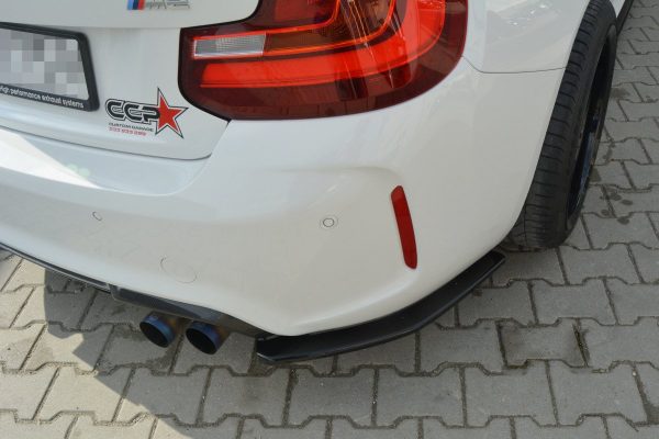BMW M2 F87 Coupé - Splitters laterais traseiros | BM-2-87-M-RSD1G | Produto Maxton Design distribuído por Unicartuning.