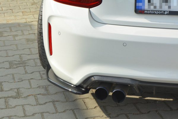 BMW M2 F87 Coupé - Splitters laterais traseiros | BM-2-87-M-RSD1G | Produto Maxton Design distribuído por Unicartuning.
