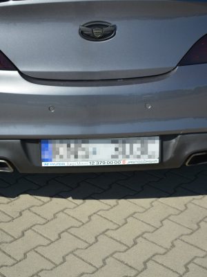 Hyundai Genesis Coupé Mk1 - Splitters laterais traseiros | HY-GE-1-C-RSD1G | Produto Maxton Design distribuído por Unicartuning.