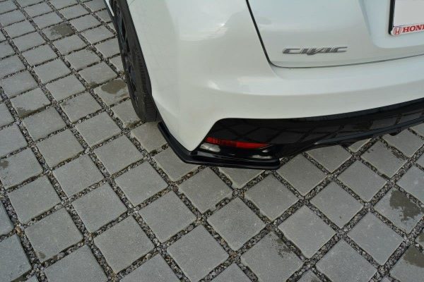 Honda Civic Mk9 - Splitters laterais traseiros | HO-CI-9F-RSD1G | Produto Maxton Design distribuído por Unicartuning.