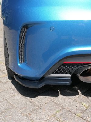 Mercedes-Benz W176 AMG-line Preface - Splitters laterais traseiros | ME-A-176-AMGLINE-RSD1G | Produto Maxton Design distribuído por Unicartuning.