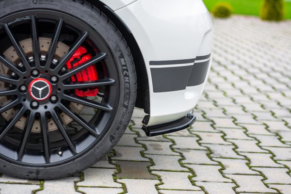 Mercedes-Benz Classe A W176 - Splitters laterais traseiros | ME-A-176-AMG-RSD1G | Produto Maxton Design distribuído por Unicartuning.