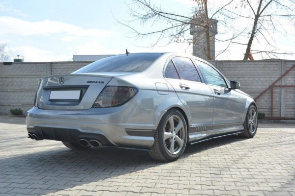 Mercedes-Benz C Sedan / Estate AMG-line W204 / S204 - Splitters laterais traseiros | ME-C-204-AMGLINE-RSD1G | Produto Maxton Design distribuído por Unicartuning.