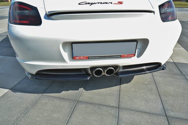 Porsche Cayman S 987c - Splitters laterais traseiros | PO-CA-S-987-RSD1G | Produto Maxton Design distribuído por Unicartuning.