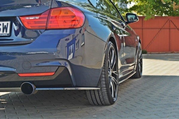 BMW 4 Coupé Pack M F32 - Splitters laterais traseiros V.1 | BM-4-F32-MPACK-RSD1G | Produto Maxton Design distribuído por Unicartuning.