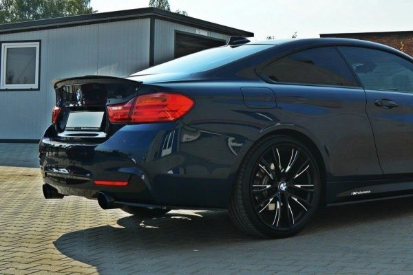 BMW 4 Coupé Pack M F32 - Splitters laterais traseiros V.1 | BM-4-F32-MPACK-RSD1G | Produto Maxton Design distribuído por Unicartuning.