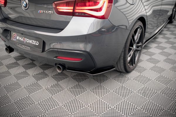 BMW 1 F20 / F21 M-power (facelift) - Splitters laterais traseiros V.2 | BM-1-F20F-M-RSD2G | Produto Maxton Design distribuído por Unicartuning.
