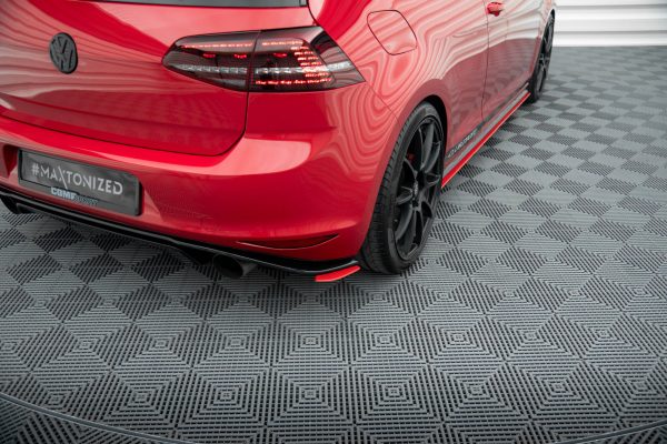 Volkswagen Golf Mk7 GTI ClubSport - Splitters laterais traseiros | VW-GO-7-GTI-CS-RSD1RED | Produto Maxton Design distribuído por Unicartuning. Volkswagen Golf Mk7 GTI ClubSport - Splitters laterais traseiros | VW-GO-7-GTI-CS-RSD1RED | Produto Maxton Design distribuído por Unicartuning.