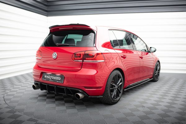 Volkswagen Golf V R32 Look Volkswagen Golf VI GTI - Splitters laterais traseiros | VW-GO-6-GTI-35TH-RSD1G | Produto Maxton Design distribuído por Unicartuning.