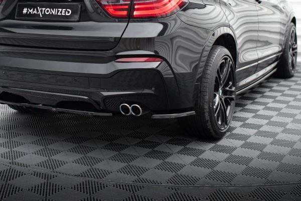BMW X4 Pack M - Splitters laterais traseiros | BM-X4-26-MPACK-RSD1G | Produto Maxton Design distribuído por Unicartuning.