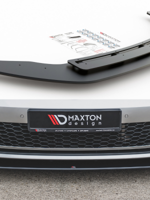 Volkswagen Golf Mk7 GTI - RACING Durability Lâmina frontal | VWGO7GTICNC-FD2BRB | Produto Maxton Design distribuído por Unicartuning. Volkswagen Golf Mk7 GTI - RACING Durability Lâmina frontal | VWGO7GTICNC-FD2BRB | Produto Maxton Design distribuído por Unicartuning.
