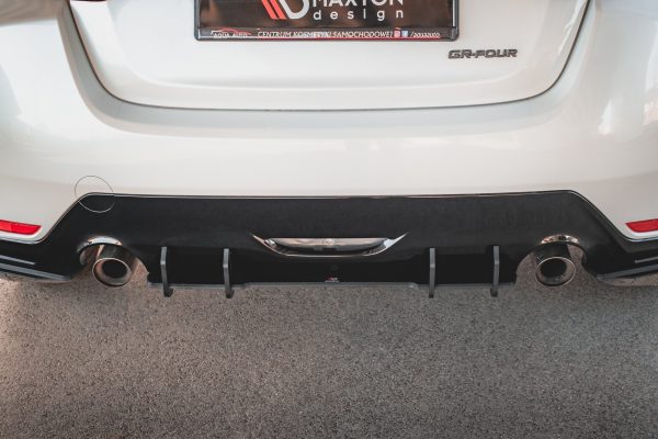 Toyota GR Yaris Mk4 - RACING Durability Difusor traseiro | TOYA4GR4CNC-RS1B+BRBI | Produto Maxton Design distribuído por Unicartuning.