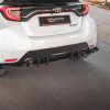 Toyota GR Yaris Mk4 - RACING Durability Difusor traseiro | TOYA4GR4CNC-RS1B+BRBI | Produto Maxton Design distribuído por Unicartuning.