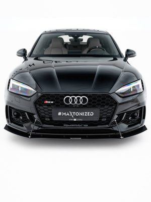 Audi RS5 Coupé / Sportback F5 - Lâmina RACING frontal V.1 | AU-RS5-2-CNC-FD1A | Produto Maxton Design distribuído por Unicartuning. Audi RS5 Coupé / Sportback F5 - Lâmina RACING frontal V.1 | AU-RS5-2-CNC-FD1A | Produto Maxton Design distribuído por Unicartuning.