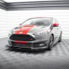 Ford Focus ST Mk3 Fl - Lâmina RACING frontal V.1 | FO-FO-3F-ST-CNC-FD1A | Produto Maxton Design distribuído por Unicartuning.