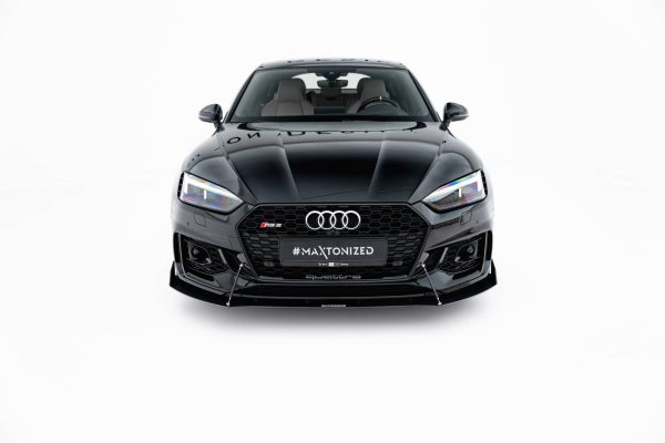 Audi RS5 Coupé / Sportback F5 - Lâmina RACING frontal V.2 | AU-RS5-2-CNC-FD2A | Produto Maxton Design distribuído por Unicartuning. Audi RS5 Coupé / Sportback F5 - Lâmina RACING frontal V.2 | AU-RS5-2-CNC-FD2A | Produto Maxton Design distribuído por Unicartuning.