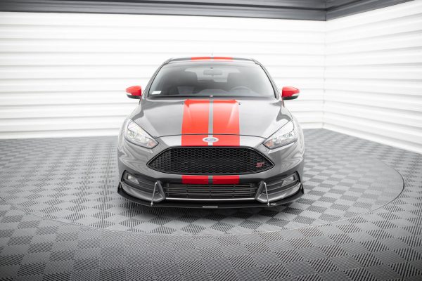 Ford Focus ST Mk3 Fl - Lâmina RACING frontal V.2 | FO-FO-3F-ST-CNC-FD2A | Produto Maxton Design distribuído por Unicartuning. Ford Focus ST Mk3 Fl - Lâmina RACING frontal V.2 | FO-FO-3F-ST-CNC-FD2A | Produto Maxton Design distribuído por Unicartuning.
