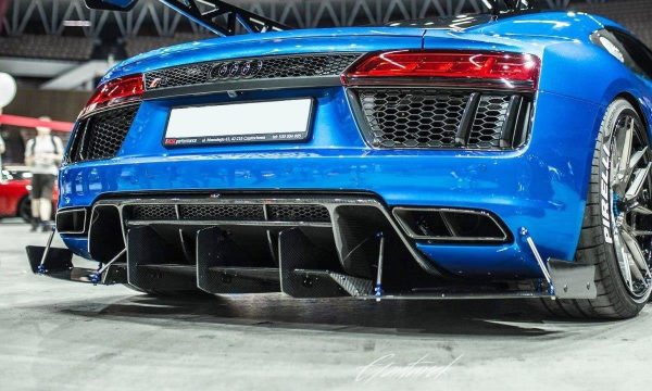 Audi R8 Mk.2 - Difusor traseiro | AU-R8-2-CNC-RS1A | Produto Maxton Design distribuído por Unicartuning.