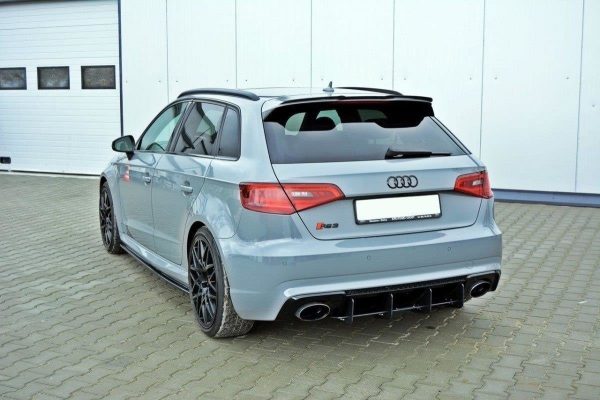 Audi RS3 8V Sportback - Difusor traseiro | AU-RS3-8V-CNC-RS1A | Produto Maxton Design distribuído por Unicartuning.
