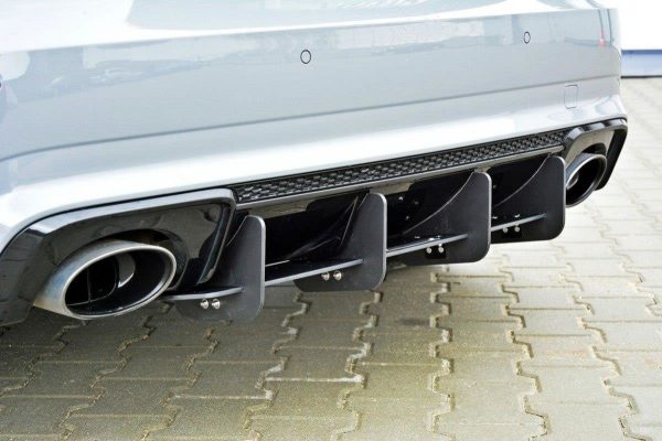 Audi RS3 8V Sportback - Difusor traseiro | AU-RS3-8V-CNC-RS1A | Produto Maxton Design distribuído por Unicartuning.