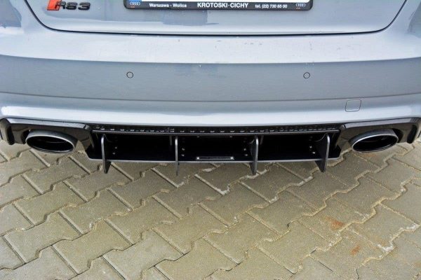 Audi RS3 8V Sportback - Difusor traseiro | AU-RS3-8V-CNC-RS1A | Produto Maxton Design distribuído por Unicartuning.