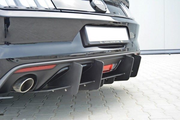 Ford Mustang GT Mk6 Roush Performance - Difusor traseiro | FO-MU-6-GT-CNC-RS1A | Produto Maxton Design distribuído por Unicartuning.