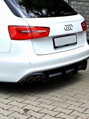 Audi A6 S-Line C7 (1x2) - Difusor traseiro e Splitters laterais traseiros | AU-A6-C7-SLINE-AV-CNC-RS1A | Produto Maxton Design distribuído por Unicartuning. Audi A6 S-Line C7 (1x2) - Difusor traseiro e Splitters laterais traseiros | AU-A6-C7-SLINE-AV-CNC-RS1A | Produto Maxton Design distribuído por Unicartuning.