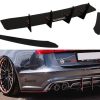 Audi S6 C7 Fl - Difusor traseiro + Splitters laterais traseiros | AU-S6-C7-AV-CNC-RS1A | Produto Maxton Design distribuído por Unicartuning.