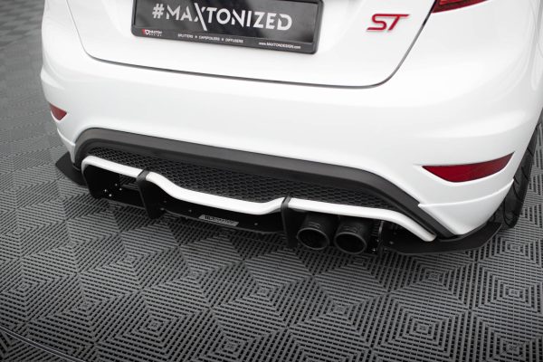 Ford Fiesta ST Mk7 Fl - Difusor traseiro V.2 | FO-FI-7F-ST-CNC-RS2A | Produto Maxton Design distribuído por Unicartuning.