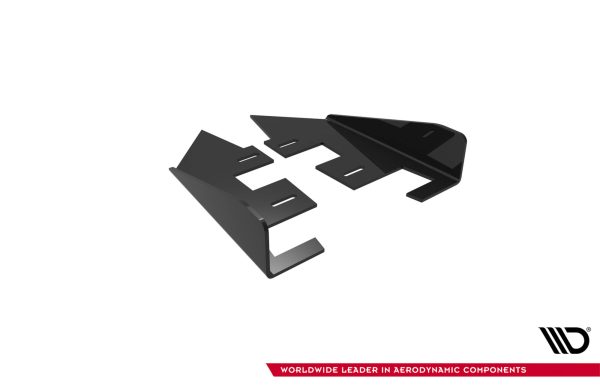 Audi A3 Sedan 8Y - Splitters traseiros | AUA38YSCNC-RSF1G | Produto Maxton Design distribuído por Unicartuning.