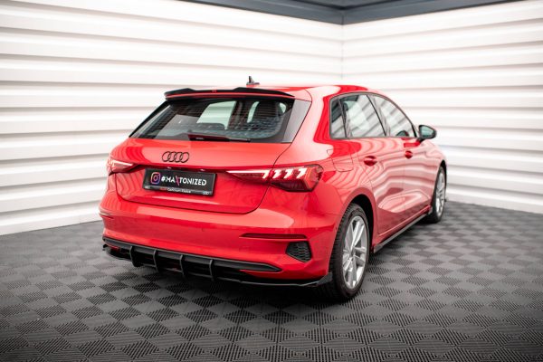 Audi A3 Sportback 8Y - Splitters traseiros | AUA38YCNC-RSF1G | Produto Maxton Design distribuído por Unicartuning. Audi A3 Sportback 8Y - Splitters traseiros | AUA38YCNC-RSF1G | Produto Maxton Design distribuído por Unicartuning.