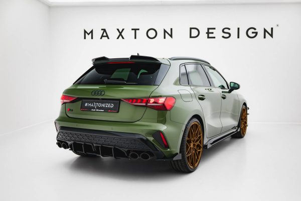 Audi S3 Sportback 8Y (facelift) - Splitters traseiros | AUS38YFCNC-RSF1G | Produto Maxton Design distribuído por Unicartuning.