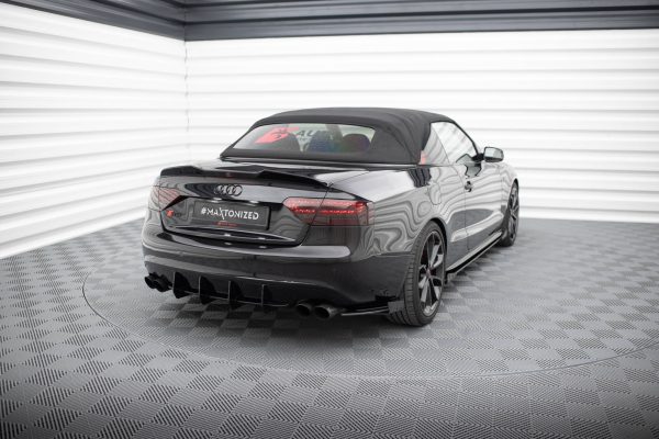 Audi S5 / A5 S-Line Coupé / Cabriolet 8T - Splitters traseiros | AUS51CNC-RSF1G | Produto Maxton Design distribuído por Unicartuning. Audi S5 / A5 S-Line Coupé / Cabriolet 8T - Splitters traseiros | AUS51CNC-RSF1G | Produto Maxton Design distribuído por Unicartuning.