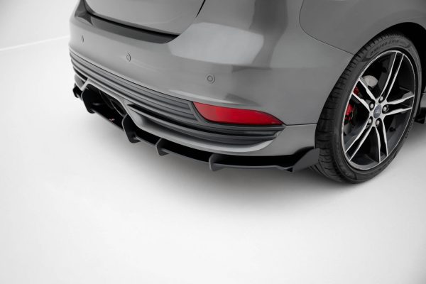 Ford Focus ST Mk3 (facelift) - Splitters traseiros | FOFO3FSTCNC-RSF1G | Produto Maxton Design distribuído por Unicartuning.