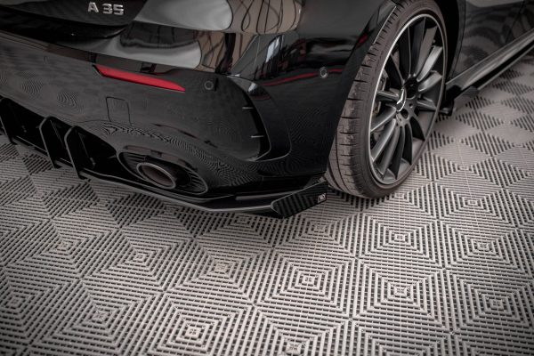 Mercedes-Benz A35 AMG / AMG-line Aero Pack W177 - Splitters traseiros | MEA17735CNC-RSF1G | Produto Maxton Design distribuído por Unicartuning.