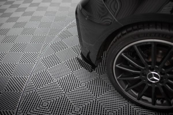 Mercedes-Benz Classe A AMG-line W176 (facelift) - Splitters traseiros | MEA176FAMGLINECNC-RSF1G | Produto Maxton Design distribuído por Unicartuning.