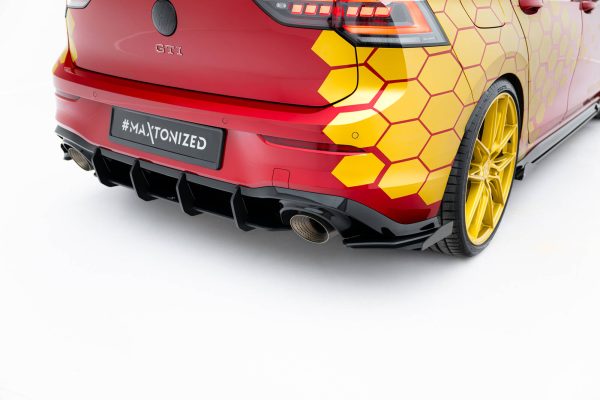 Volkswagen Golf GTI ClubSport Mk8 - Splitters traseiros | VWGO8GTICSCNC-RSF1G | Produto Maxton Design distribuído por Unicartuning.