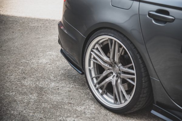 Audi A6 / A6 C7 S-Line/ S6 C7 (facelift) - Splitters laterais traseiros | AU-S6-C7F-AV-FRSD1FP | Produto Maxton Design distribuído por Unicartuning.