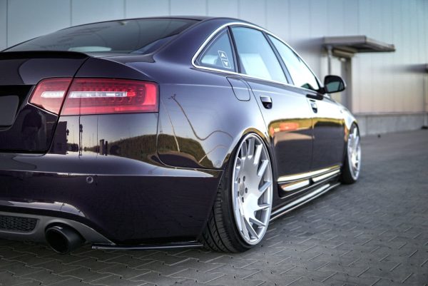 Audi A6 S-Line C6 / C6 Fl Sedan / Avant - Splitters laterais traseiros | AU-A6-C6F-SLINE-RSD1G | Produto Maxton Design distribuído por Unicartuning.