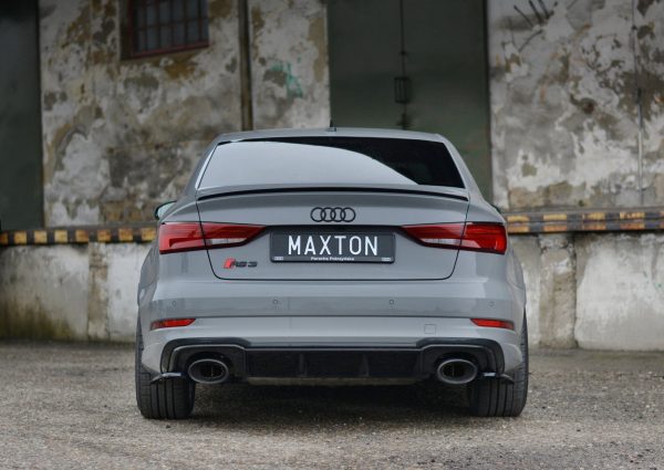 Audi RS3 8V Fl Sedan - Splitters laterais traseiros | AU-RS3-8VF-S-RSD1G | Produto Maxton Design distribuído por Unicartuning. Audi RS3 8V Fl Sedan - Splitters laterais traseiros | AU-RS3-8VF-S-RSD1G | Produto Maxton Design distribuído por Unicartuning.