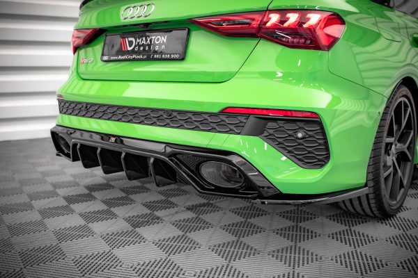 Audi RS3 Sedan 8Y - Splitters laterais traseiros | AU-RS3-8Y-S-RSD1G | Produto Maxton Design distribuído por Unicartuning. Audi RS3 Sedan 8Y - Splitters laterais traseiros | AU-RS3-8Y-S-RSD1G | Produto Maxton Design distribuído por Unicartuning.