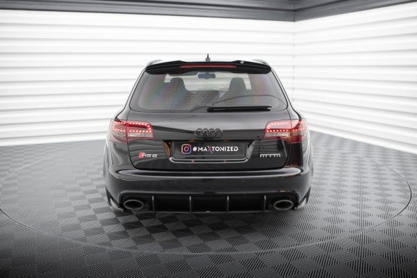 Audi RS6 Avant C6 - Splitters laterais traseiros | AU-RS6-C6-RSD1G | Produto Maxton Design distribuído por Unicartuning.